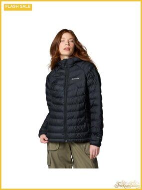 Quilted Hooded Insulated Jacket Omni-Heat Lightweight Cold Weather